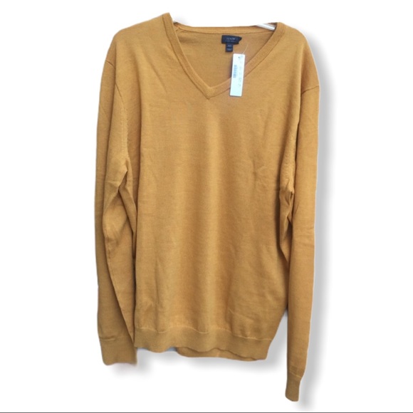 J. Crew Sweaters | J. Crew Mens Tall V Neck Sweater | Color: Gold | Size: XL | Time2buy's Closet